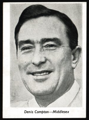 News Chronicle - 'England v South Africa 1955' (1955) - Denis Compton (Middlesex)