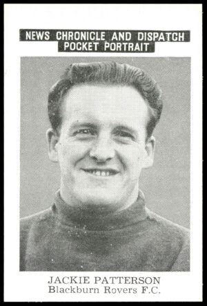 News Chronicle - Jackie Patterson - 'Pocket Portrait (Blackburn Rovers - a)' (1955)