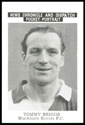 News Chronicle - 'Pocket Portrait (Blackburn Rovers - a)' (1955) - Tommy Briggs