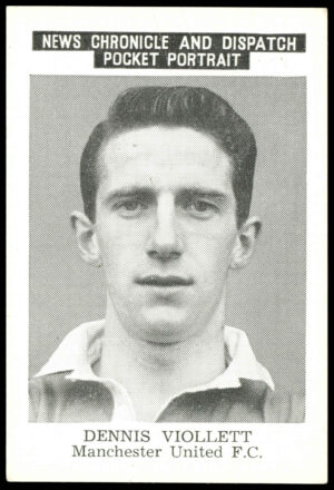 News Chronicle - 'Manchester United' (1955) - Dennis Viollett