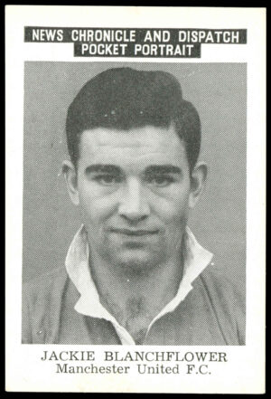 News Chronicle - 'Manchester United' (1955) - Jackie Blanchflower
