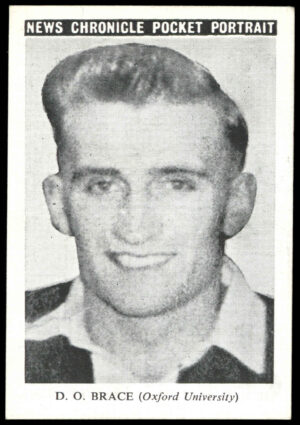 News Chronicle - 'Welsh Rugby Union Team' (1955) - D.O. Brace (Oxford University)