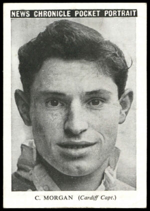 News Chronicle - 'Welsh Rugby Union Team' (1955) - C. Morgan (Cardiff Capt)