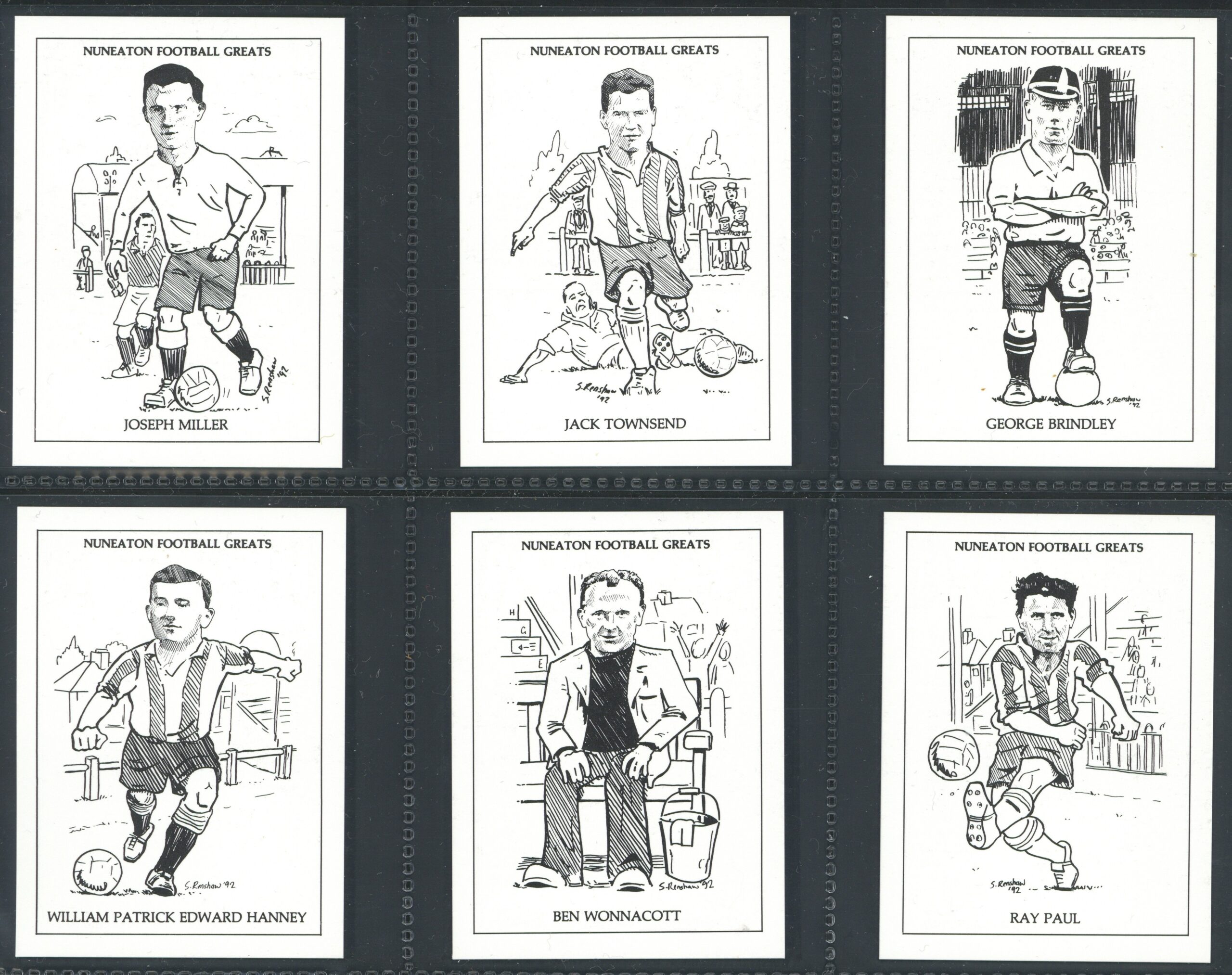 NFC - 'Nuneaton Football Greats' (1992) - Complete Set NFC - 'Nuneaton Football Greats' (1992) - Complete Set