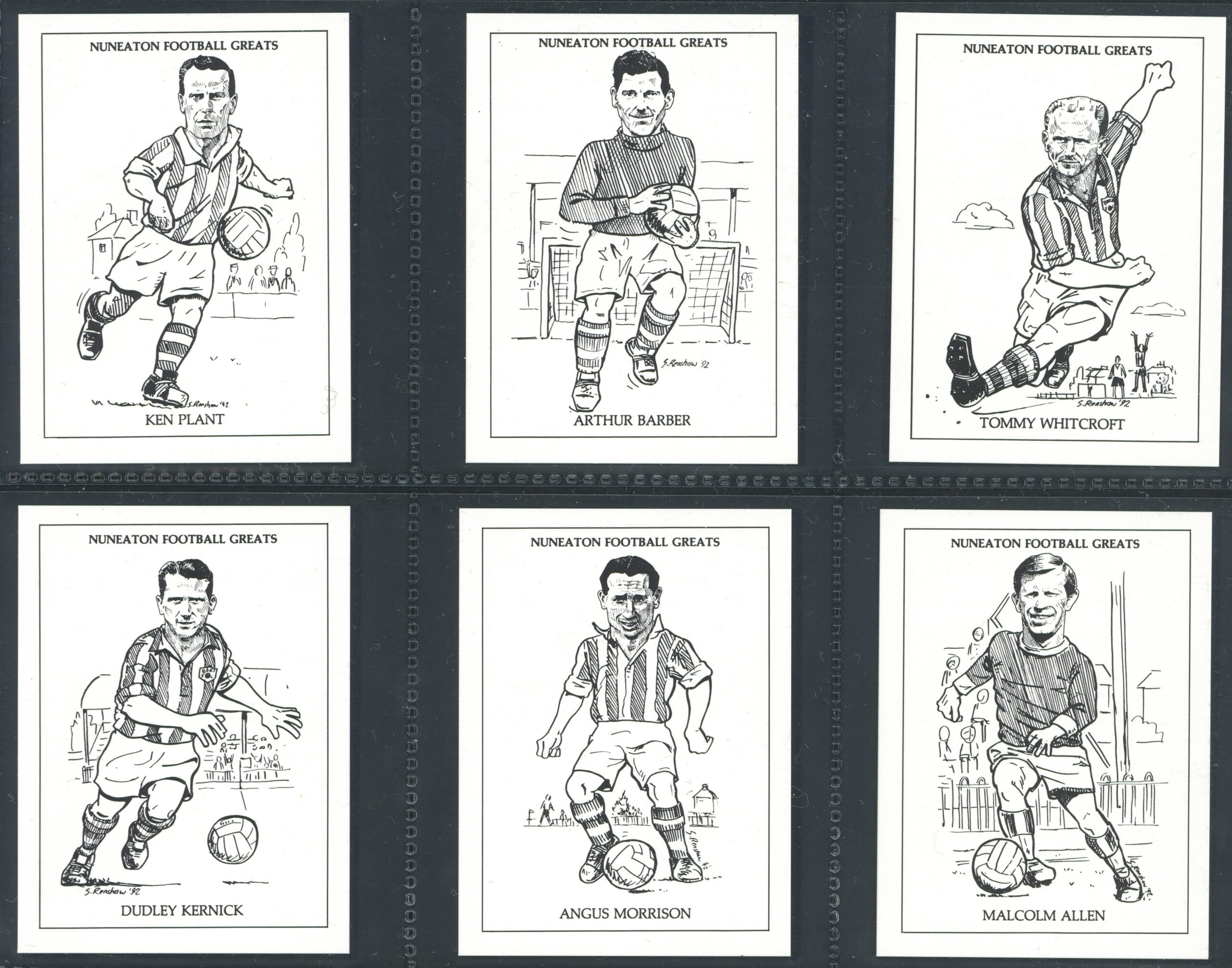 NFC - 'Nuneaton Football Greats' (1992) - Complete Set NFC - 'Nuneaton Football Greats' (1992) - Complete Set