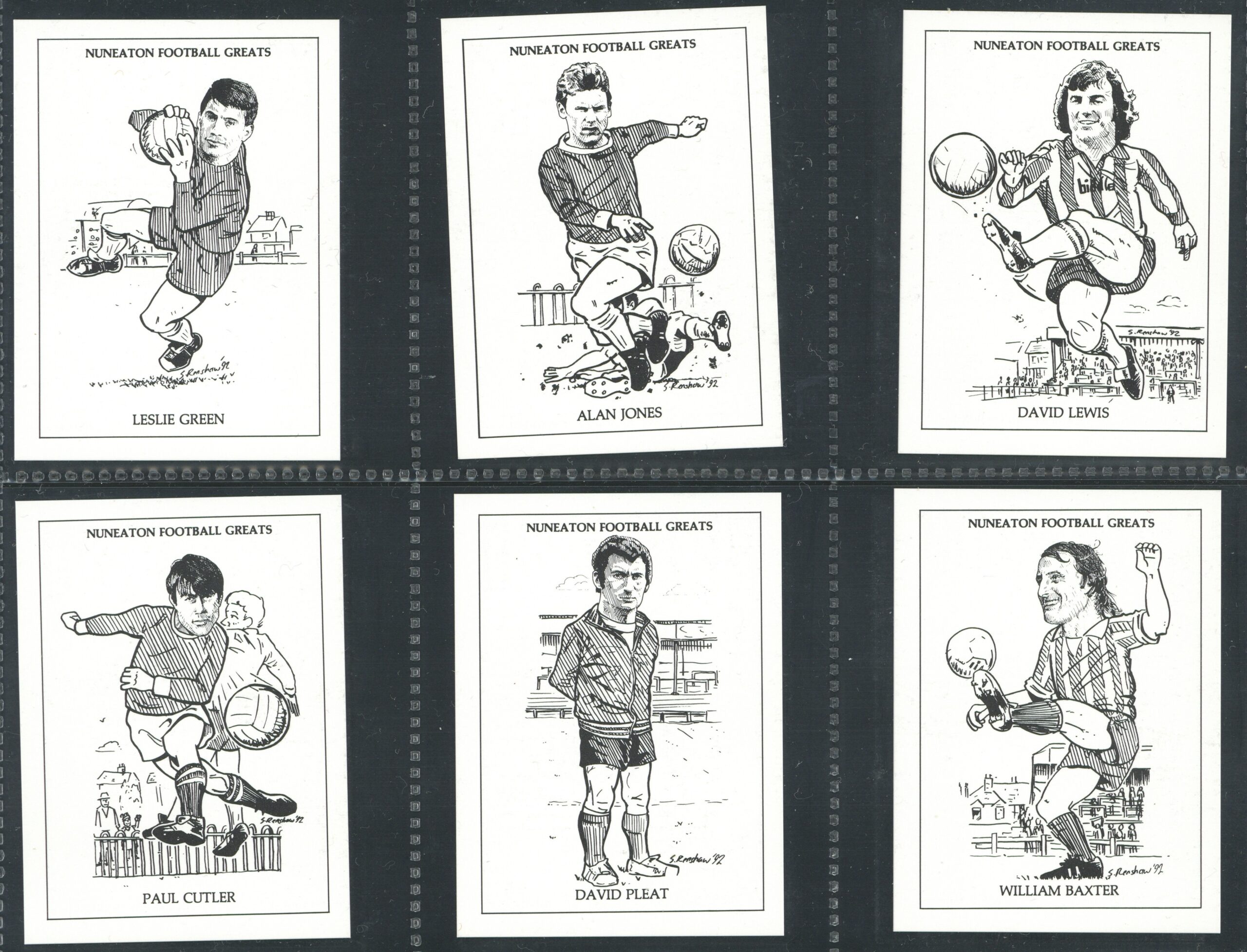 NFC - 'Nuneaton Football Greats' (1992) - Complete Set NFC - 'Nuneaton Football Greats' (1992) - Complete Set