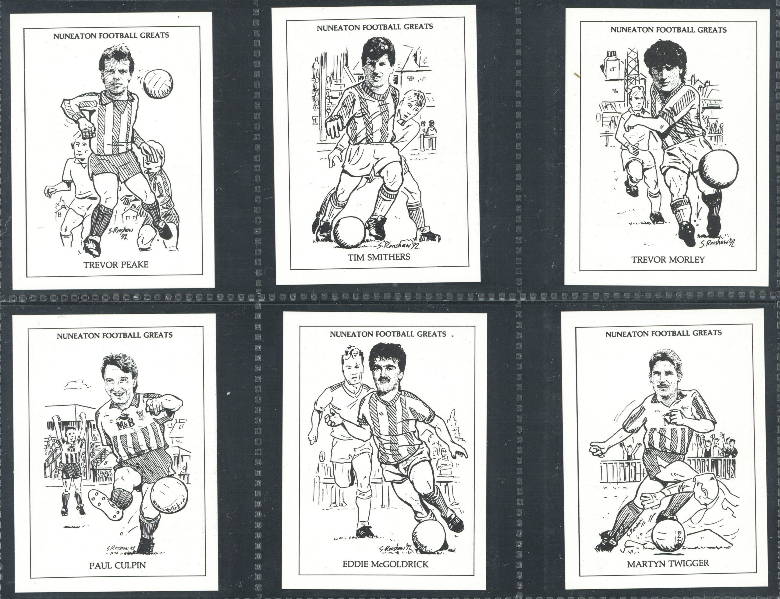 NFC - 'Nuneaton Football Greats' (1992) - Complete Set NFC - 'Nuneaton Football Greats' (1992) - Complete Set