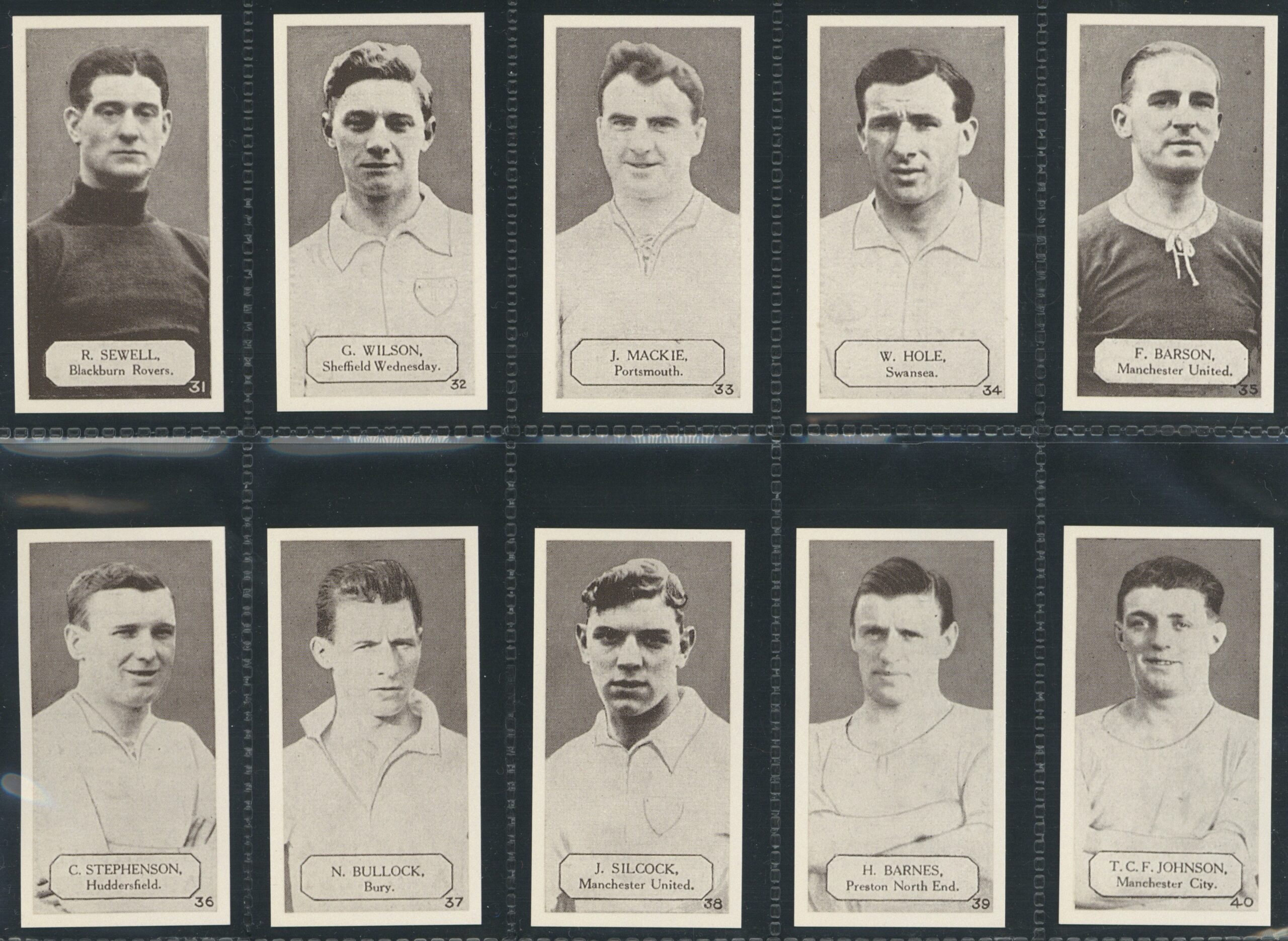 Nostalgia Reprints - 'Laceys Footballers (c1925)' Complete Set (2001) Nostalgia Reprints - 'Laceys Footballers (c1925)' Complete Set (2001)