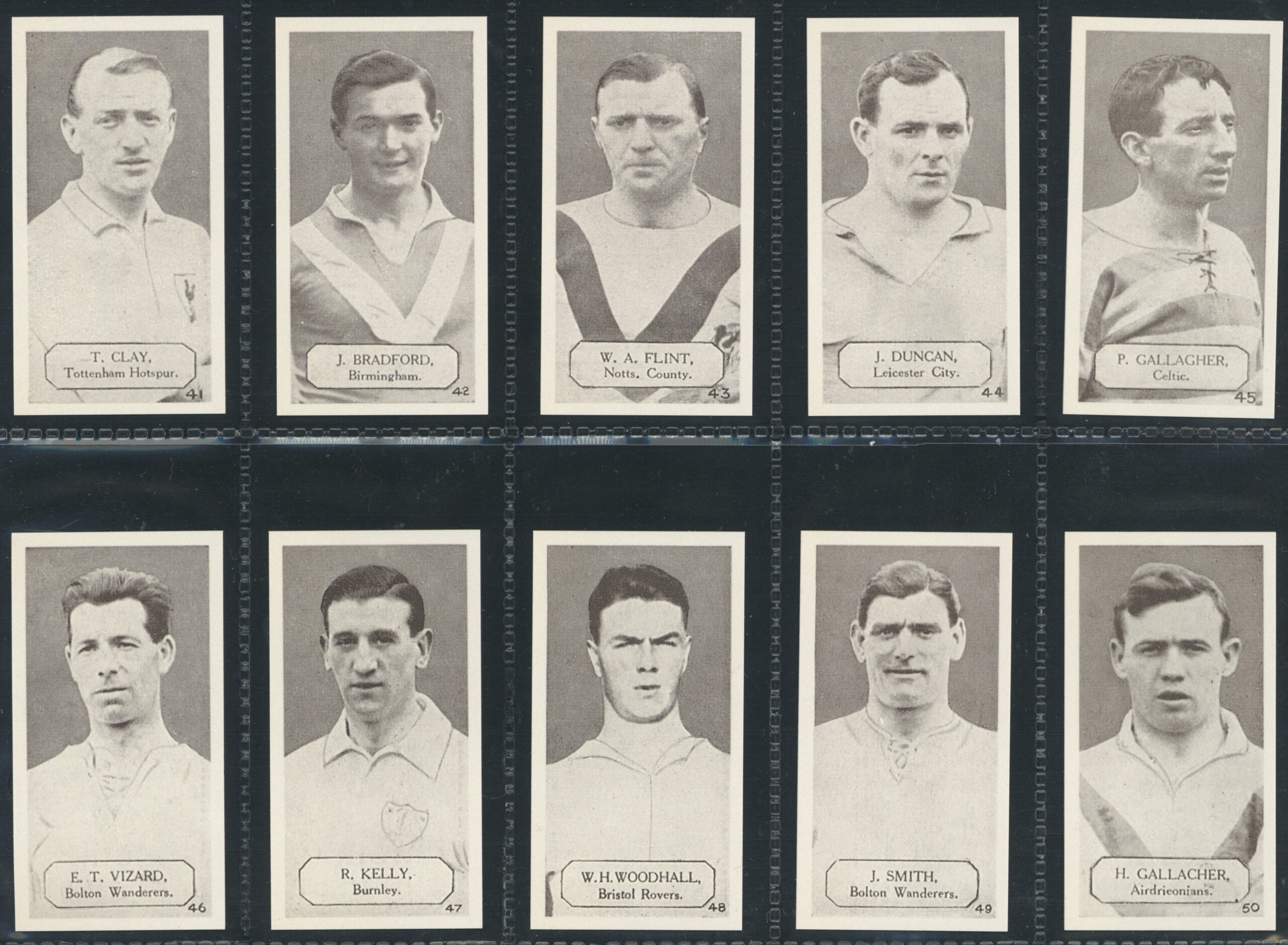 Nostalgia Reprints - 'Laceys Footballers (c1925)' Complete Set (2001) Nostalgia Reprints - 'Laceys Footballers (c1925)' Complete Set (2001)