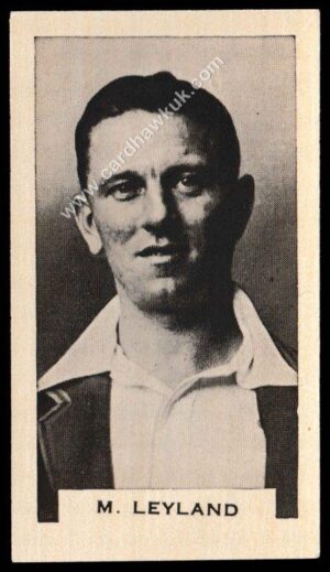 Connell's - 'Prominent Cricketers' (1934) - M. Leyland (Yorkshire)
