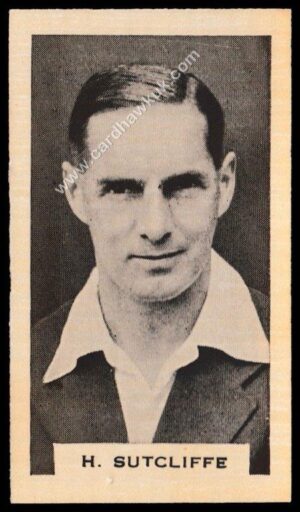 Connell's - 'Prominent Cricketers' (1934) - H. Sutcliffe (Yorkshire)