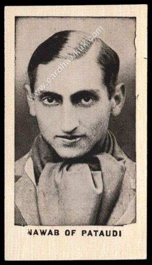 Connell's - 'Prominent Cricketers' (1934) - Nawab of Pataudi (Worcs)