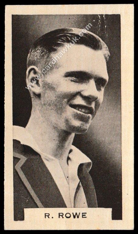 Connell's - 'Prominent Cricketers' (1934) - R. Rowe (New South Wales) Connell's - 'Prominent Cricketers' (1934) - R. Rowe (New South Wales)