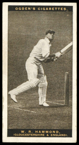 Ogden's - 'Australian Test Cricketers 1928-29' (1928) - #13 - W.R. Hammond (Gloucestershire)