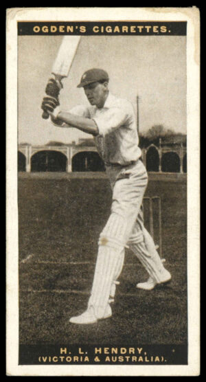 Ogden's - 'Australian Test Cricketers 1928-29' (1928) - #15 - H.L. Hendry (Victoria)