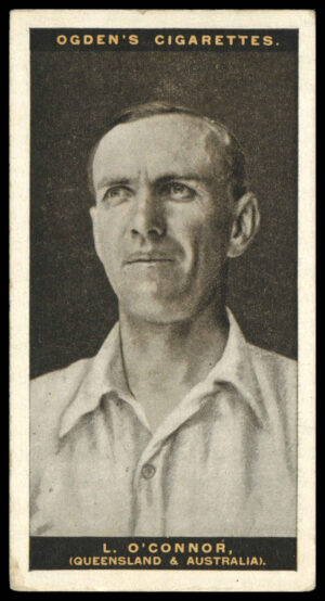 Ogden's - 'Australian Test Cricketers 1928-29' (1928) - #25 - L. O'Connor (Queensland)