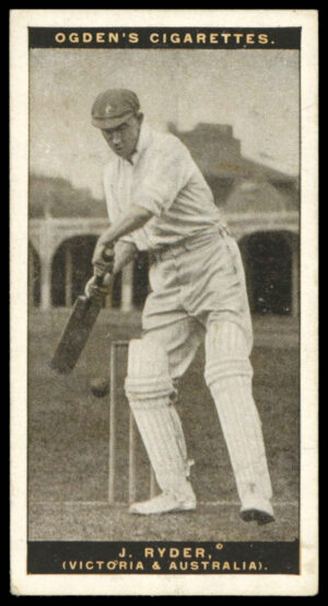 Ogden's - 'Australian Test Cricketers 1928-29' (1928) - #29 - J. Ryder (Victoria)