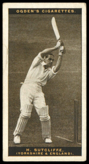 Ogden's - 'Australian Test Cricketers 1928-29' (1928) - #31 - H. Sutcliffe (Yorkshire)