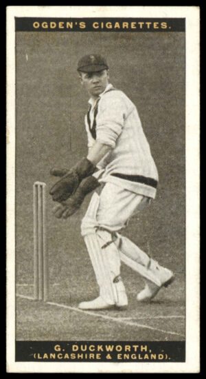 Ogden's - 'Australian Test Cricketers 1928-29' (1928) - #8 - G. Duckworth (Lancashire)