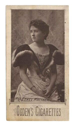 Ogden's - 'Actresses & Beauties Woodburytype' (1894) - Mifs Ethel Matthews
