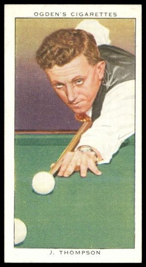 Ogden's - 'Champions of 1936' (1936) - J. Thompson (Billiiards)