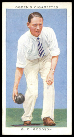 Ogden's - 'Champions of 1936' (1936) - G.D. Goodson (Bowls)