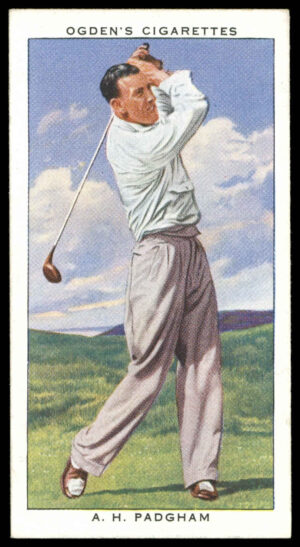 Ogden's - 'Champions of 1936' (1936) - A.H. Padgham (Golf)