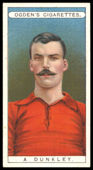 Ogden's - 'Famous Footballers' (1908) - A. Dunkley (Blackpool)