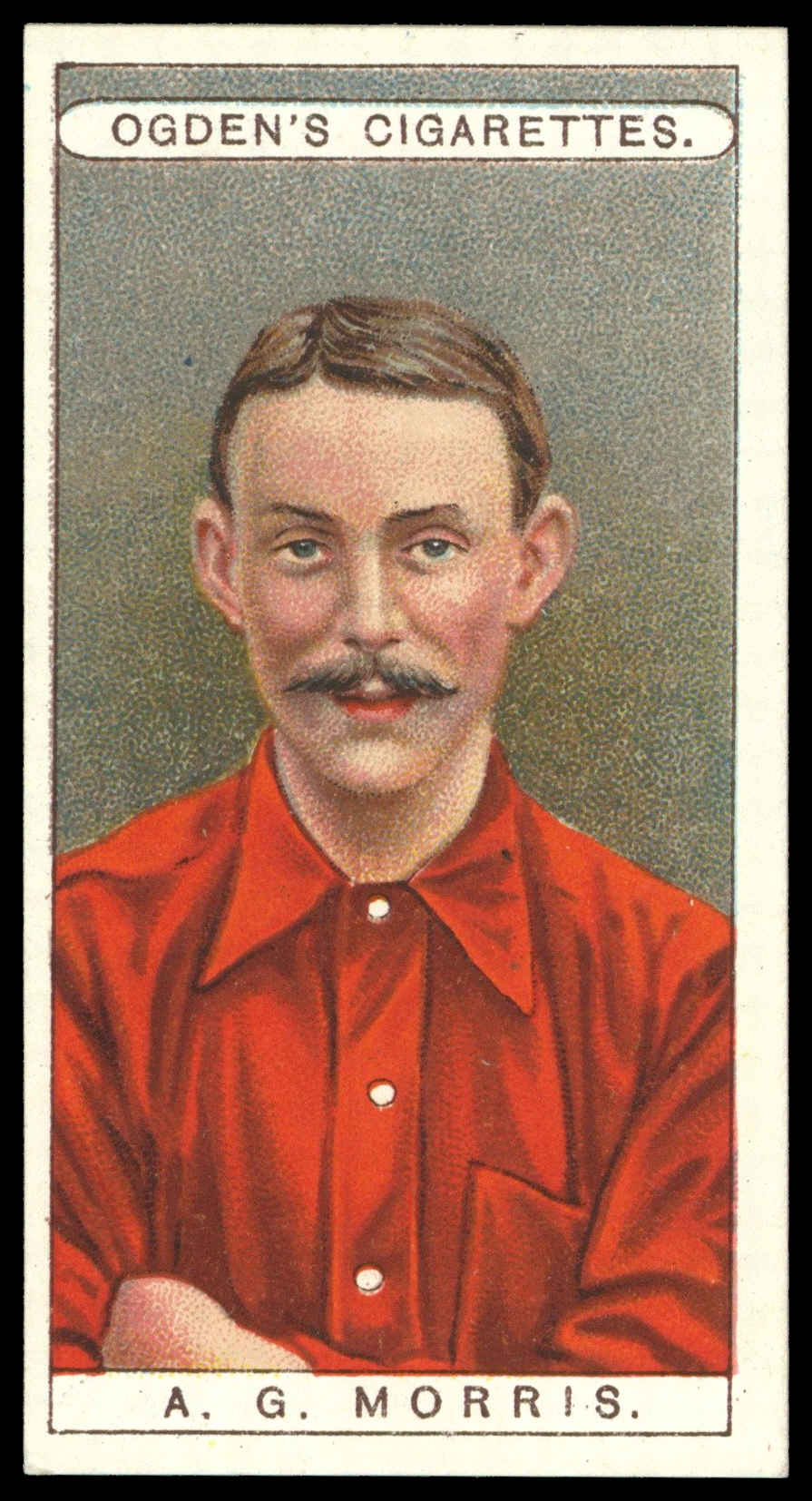 Ogden's - 'Famous Footballers' (1908) - A.G. Morris (Nottingham Forest) Ogden's - 'Famous Footballers' (1908) - A.G. Morris (Nottingham Forest)