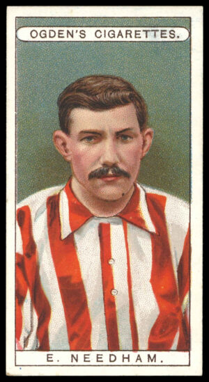 Ogden's - 'Famous Footballers' (1908) - E. Needham (Sheffield United)