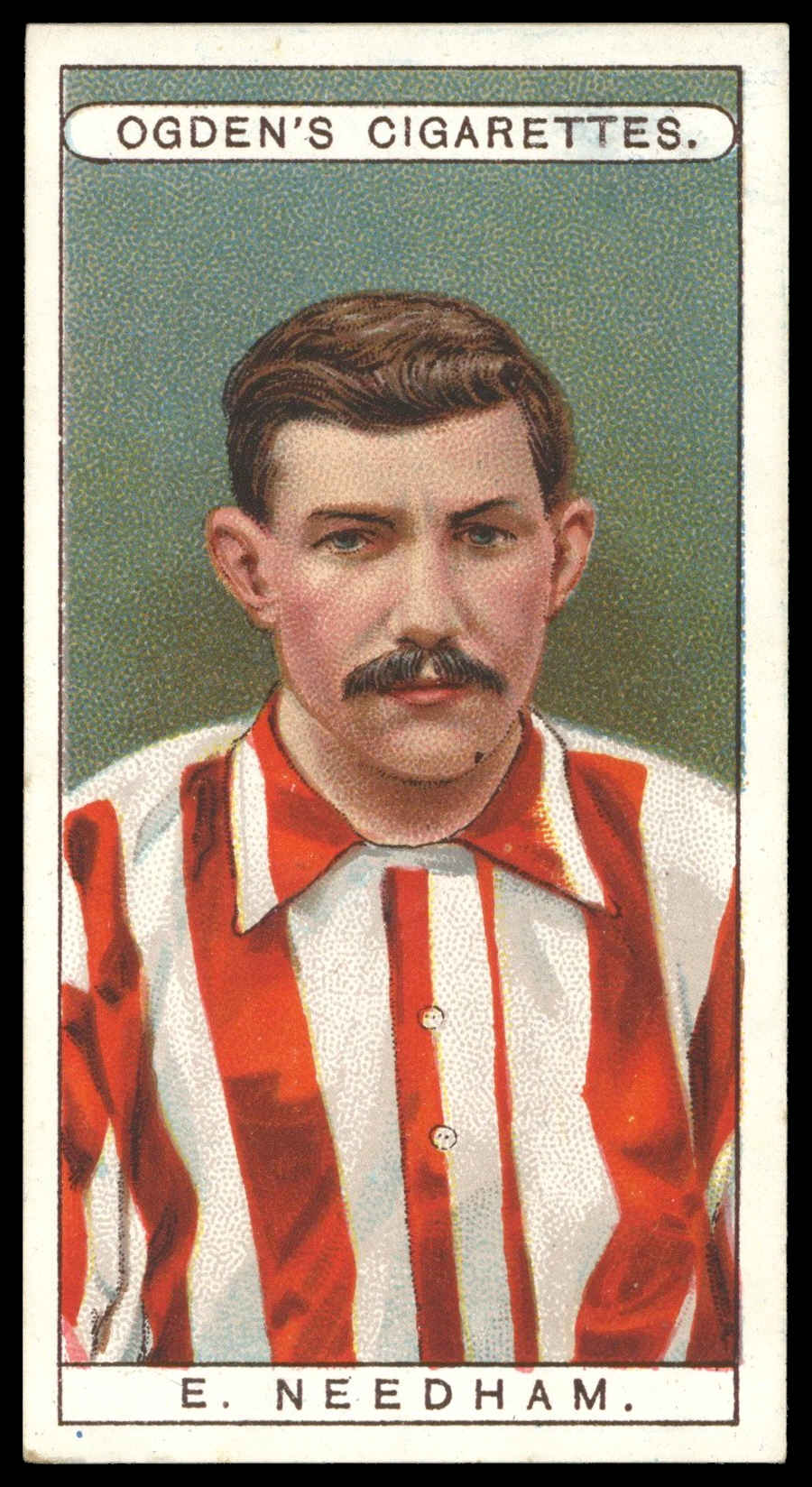 Ogden's - 'Famous Footballers' (1908) - E. Needham (Sheffield United) Ogden's - 'Famous Footballers' (1908) - E. Needham (Sheffield United)