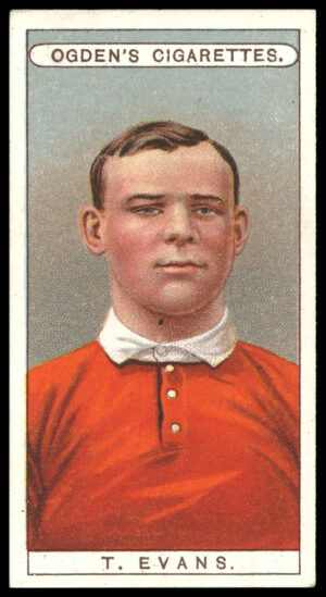 Ogden's - 'Famous Footballers' (1908) - T. Evans (Llanelly)