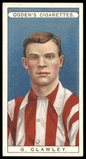 Ogden's - 'Famous Footballers' (1908) - G. Clawley (Southampton)