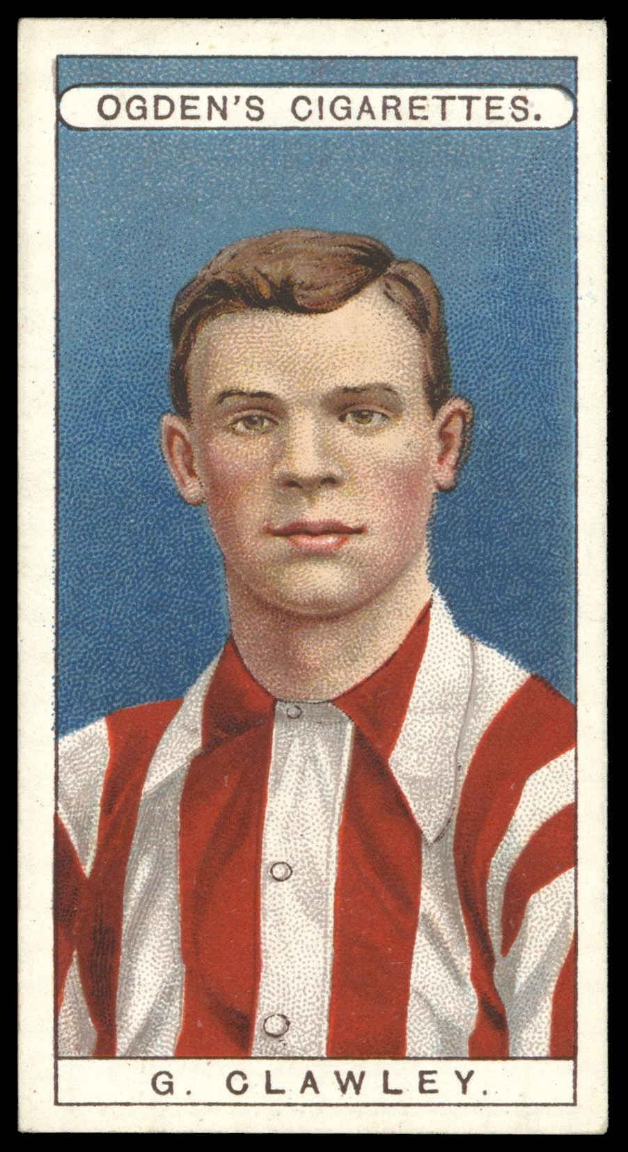 Ogden's - 'Famous Footballers' (1908) - G. Clawley (Southampton) Ogden's - 'Famous Footballers' (1908) - G. Clawley (Southampton)