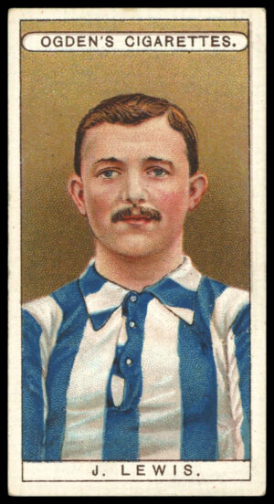 Ogden's - 'Famous Footballers' (1908) - #13 - J. Lewis (Brighton & Hove Albion)