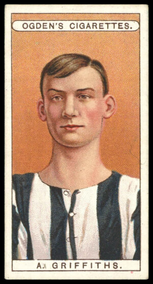 Ogden's - 'Famous Footballers' (1908) - #16 - A. Griffiths (Notts County)