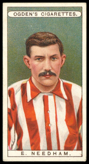 Ogden's - 'Famous Footballers' (1908) - #24 - E. Needham (Sheffield United)