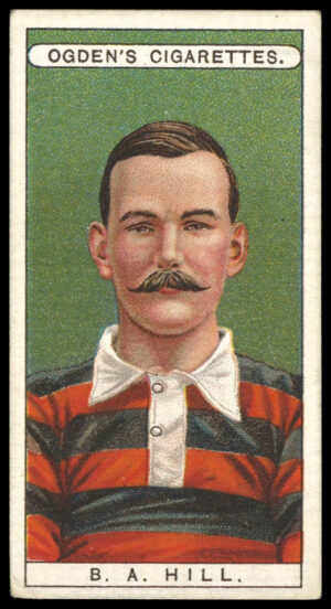 Ogden's - 'Famous Footballers' (1908) - #27 - B.A. Hill (Blackheath)