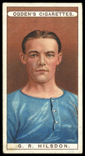 Ogden's - 'Famous Footballers' (1908) - #28 - G.R. Hilsdon (Chelsea)