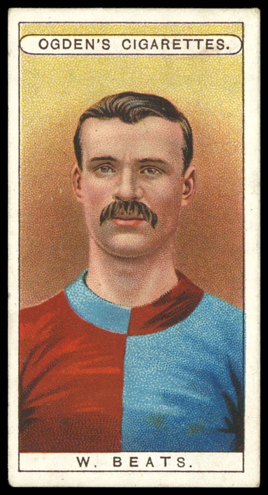 Ogden's - 'Famous Footballers' (1908) - #30 - W. Beats (Wolverhampton Wanderers) Ogden's - 'Famous Footballers' (1908) - #30 - W. Beats (Wolverhampton Wanderers)