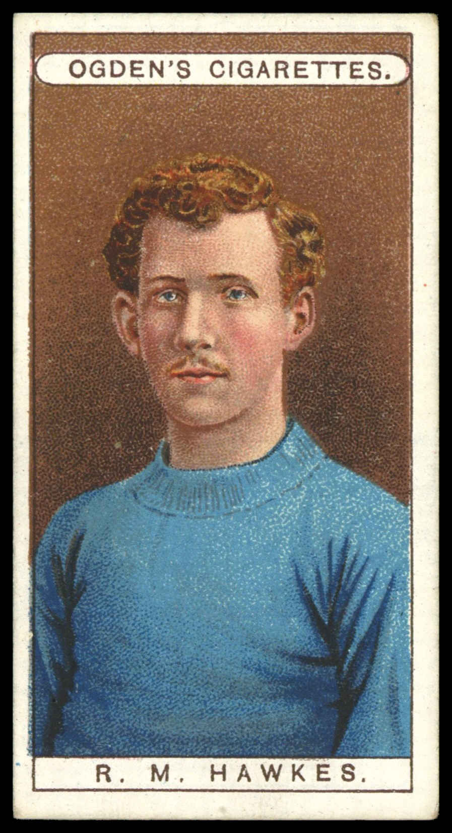 Ogden's - 'Famous Footballers' (1908) - #33 - R.M. Hawkes (Luton Town) Ogden's - 'Famous Footballers' (1908) - #33 - R.M. Hawkes (Luton Town)