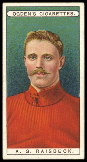 Ogden's - 'Famous Footballers' (1908) - #38 - A.G. Raisbeck (Liverpool)