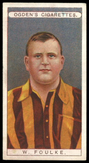 Ogden's - 'Famous Footballers' (1908) - #6 - W. Foulke (Sheffield United)