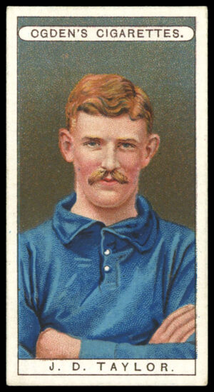 Ogden's - 'Famous Footballers' (1908) - #9 - J.D. Taylor (Everton)