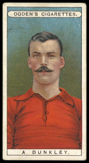 Ogden's - 'Famous Footballers' (1908) - A. Dunkley (Blackpool)