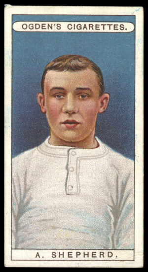 Ogden's - 'Famous Footballers' (1908) - A. Shepherd (Bolton Wanderers)