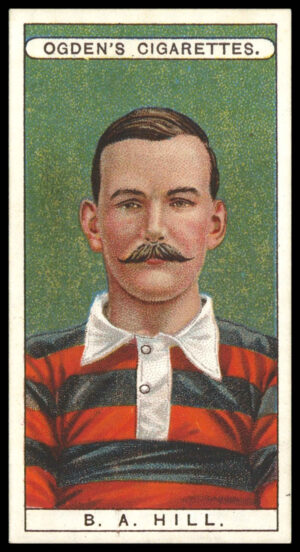 Ogden's - 'Famous Footballers' (1908) - B.A. Hill (Blackheath)