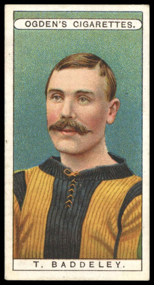 Ogden's - 'Famous Footballers' (1908) - T. Baddeley (Wolverhampton Wanderers)