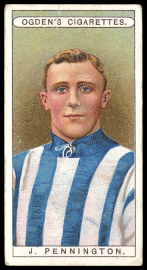 Ogden's - 'Famous Footballers' - J. Pennington (West Bromwich Albion) (1908)
