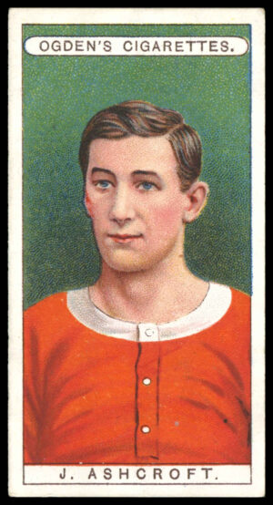 Ogden's - 'Famous Footballers' - J. Ashcroft (Woolwich Arsenal) (1908)
